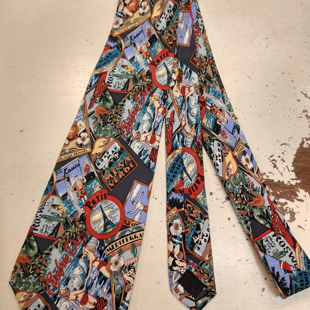 Nicole miller silk tie